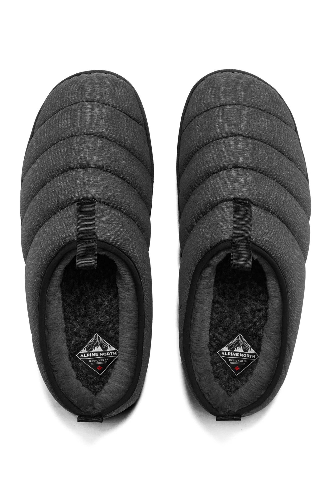 SEATON | INSULATED PUFFER SLIPPERS, GREY