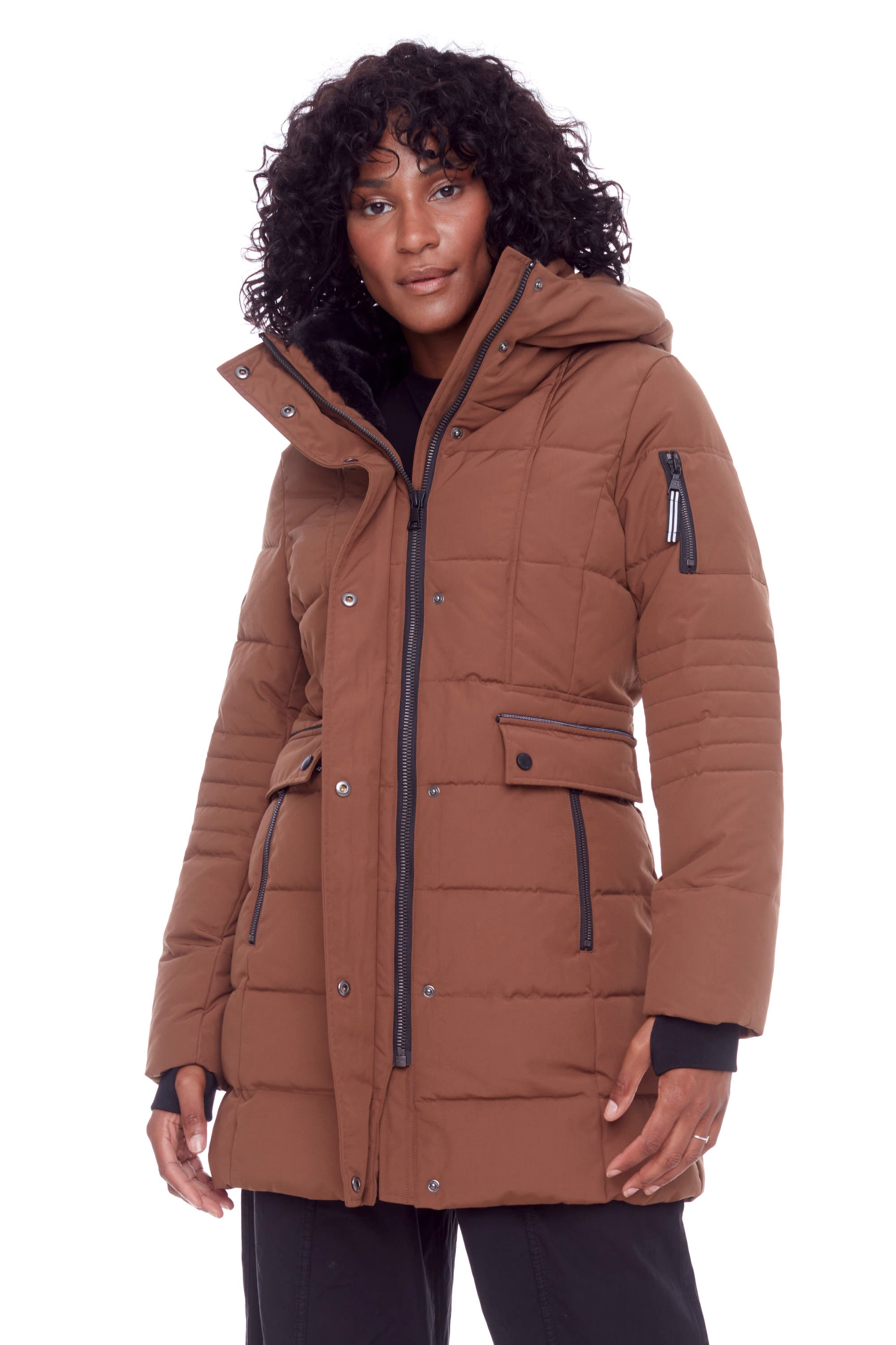 Mid length sales parka