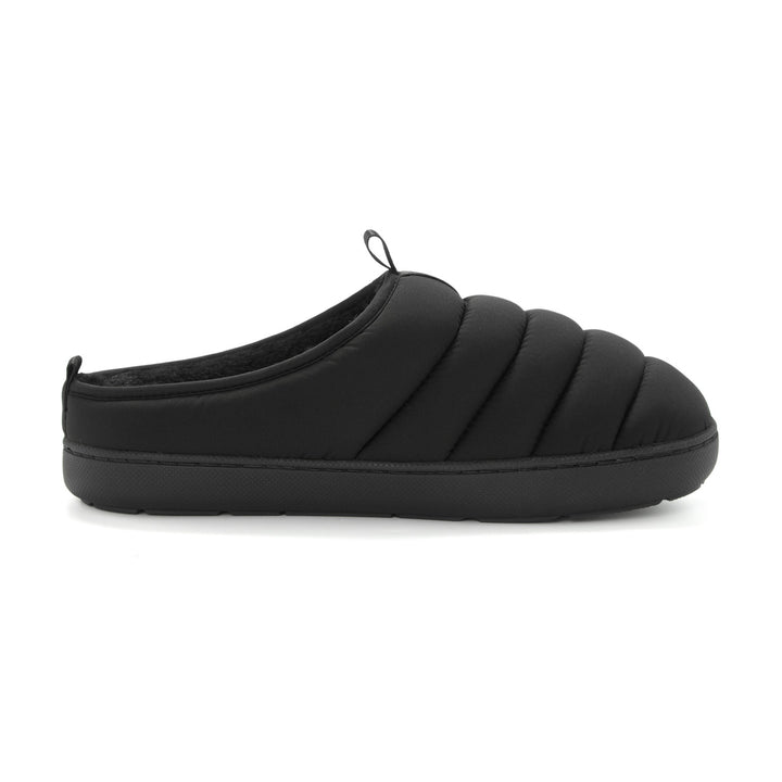 SEATON | INSULATED PUFFER SLIPPERS, BLACK