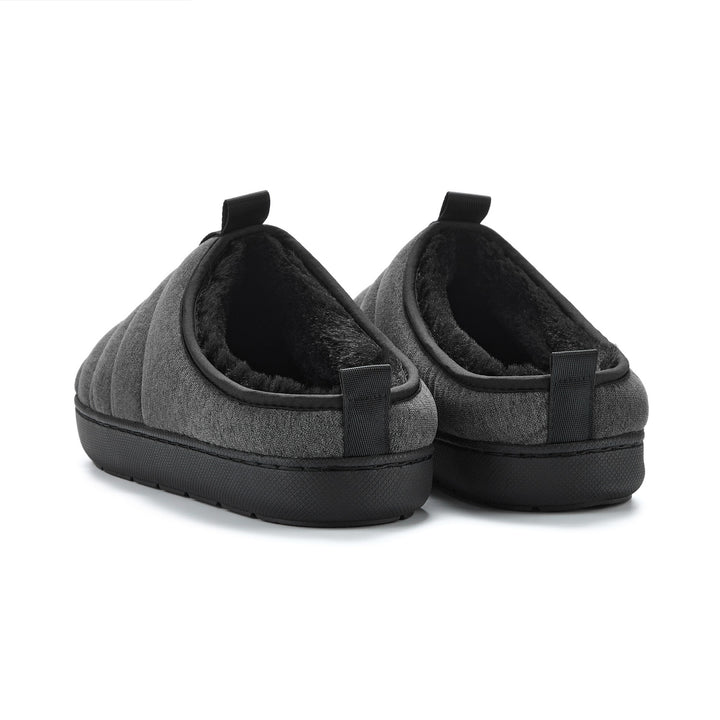 SEATON | INSULATED PUFFER SLIPPERS, GREY