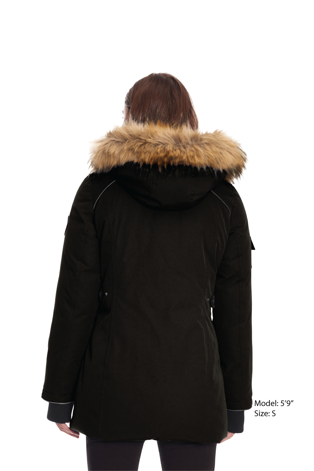 GLACIER | WOMEN'S VEGAN DOWN (RECYCLED) PARKA, BLACK