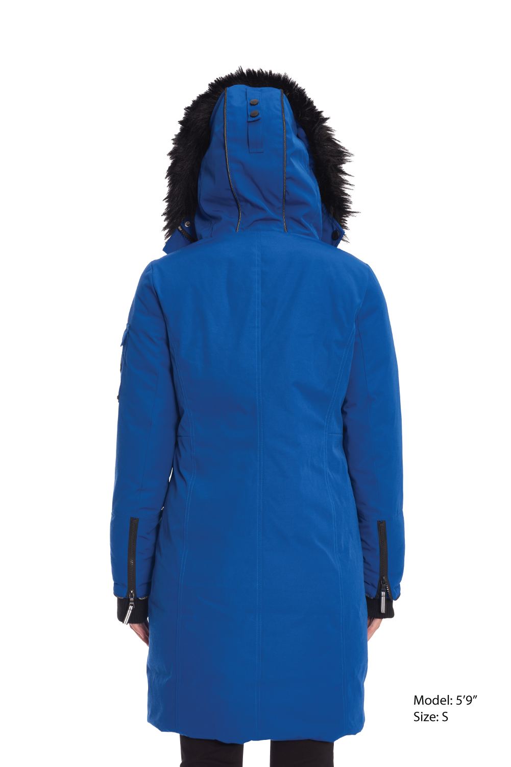 LAURENTIAN | WOMEN'S VEGAN DOWN (RECYCLED) LONG PARKA, COBALT