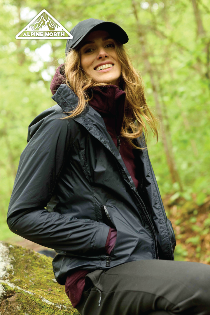 PELLY | WOMEN'S (RECYCLED) ULTRALIGHT WINDSHELL JACKET, BLACK
