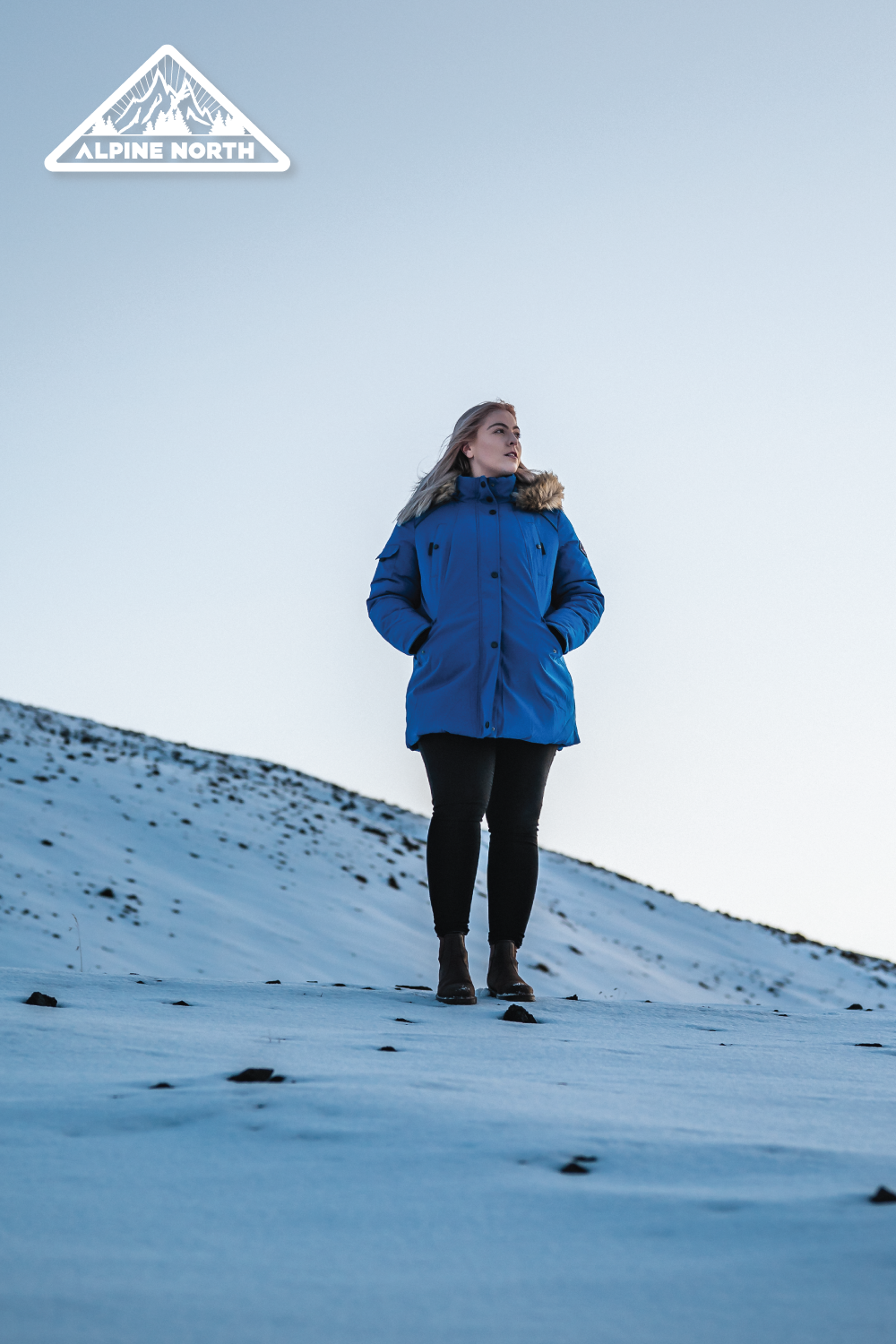 GLACIER PLUS | WOMEN'S VEGAN DOWN (RECYCLED) PARKA, CRIMSON (PLUS SIZE)