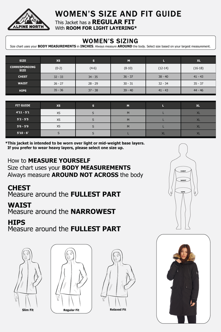 LAURENTIAN | WOMEN'S VEGAN DOWN (RECYCLED) LONG PARKA, BLACK