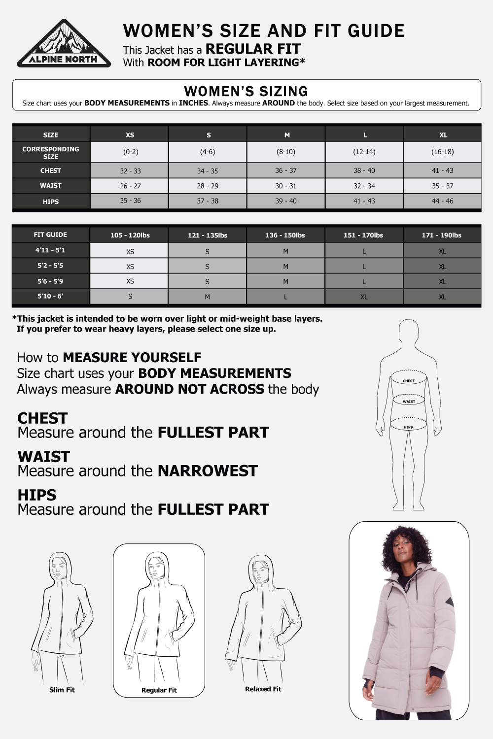 AULAVIK | WOMEN'S VEGAN DOWN (RECYCLED) MID-LENGTH HOODED PARKA COAT, LIGHT TAUPE