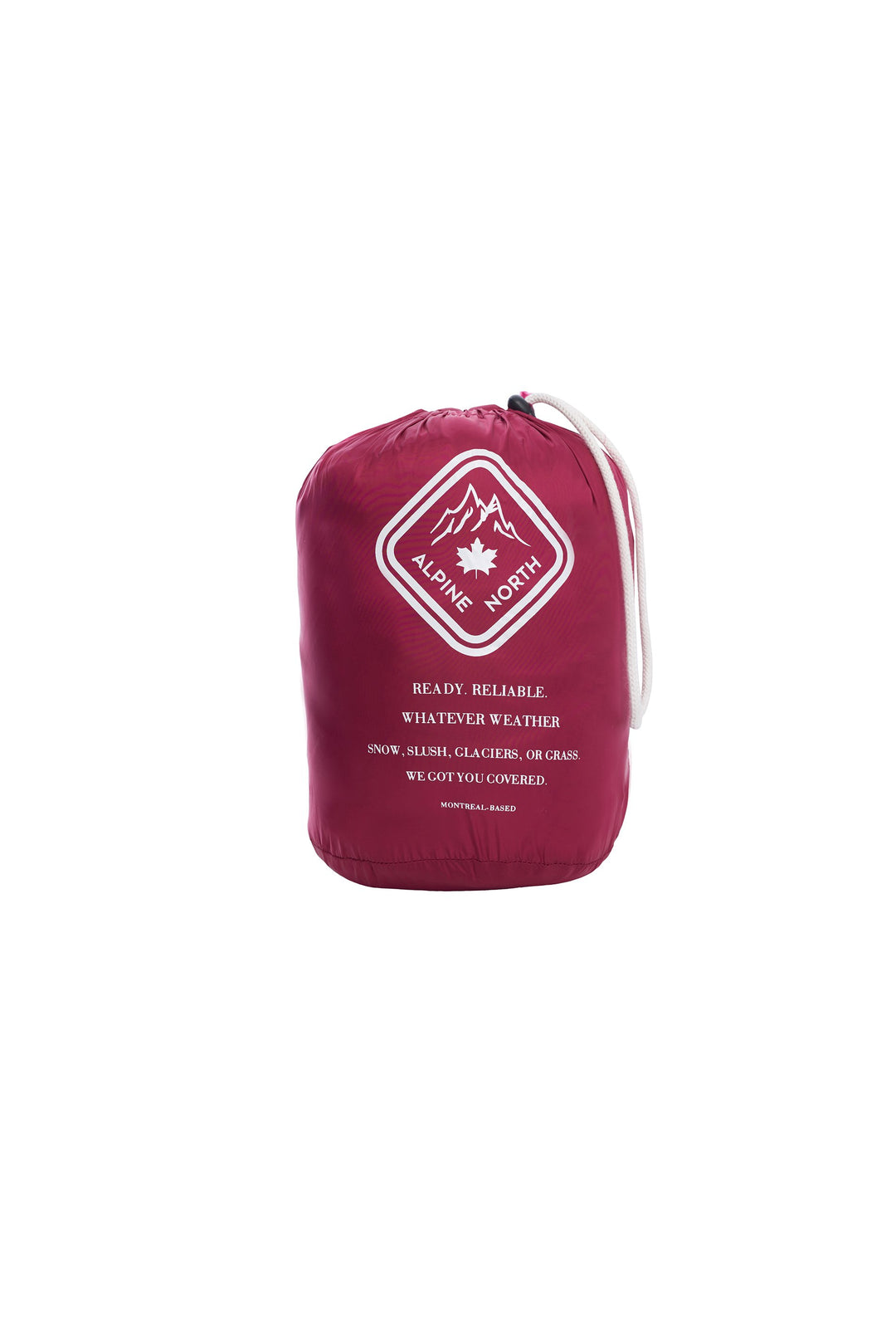 WOMEN'S VEGAN DOWN LIGHTWEIGHT PACKABLE PUFFER, RASPBERRY